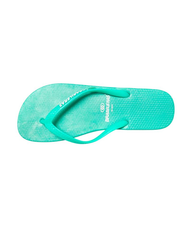 Chanclas Brasileras Classic Pro Water Verde Mujer
