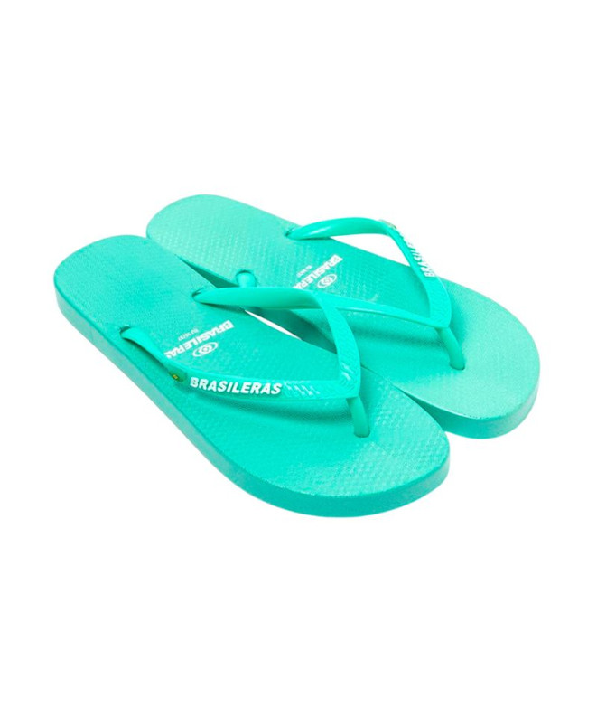 Chanclas Brasileras Classic Pro Water Verde Mujer
