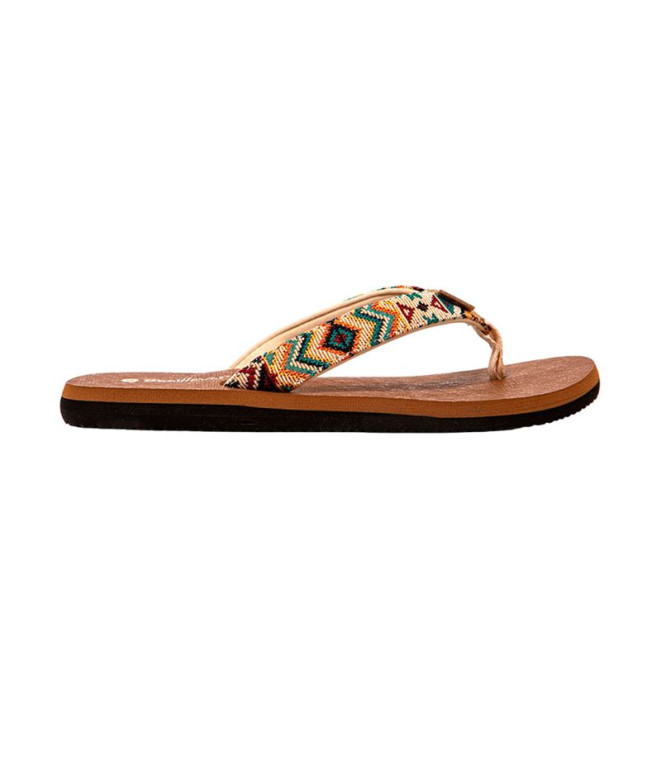 Chanclas Brasileras Inca Beige Mujer
