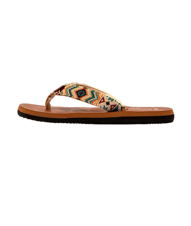 Tongs Brésiliennes Inca Beige Femme