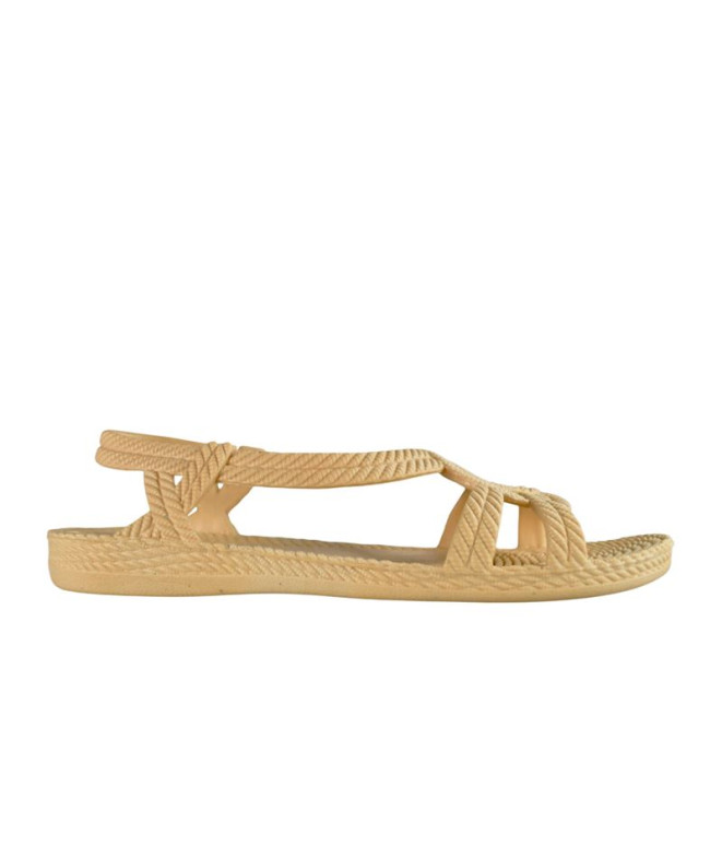 Sandalias Brasileras Esmirna Beige Mujer