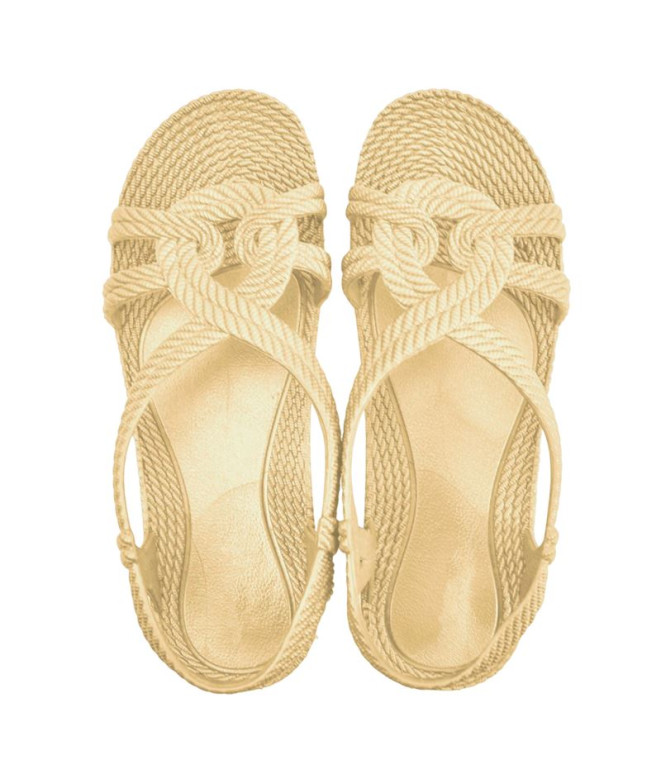Sandalias Brasileras Esmirna Beige Mujer
