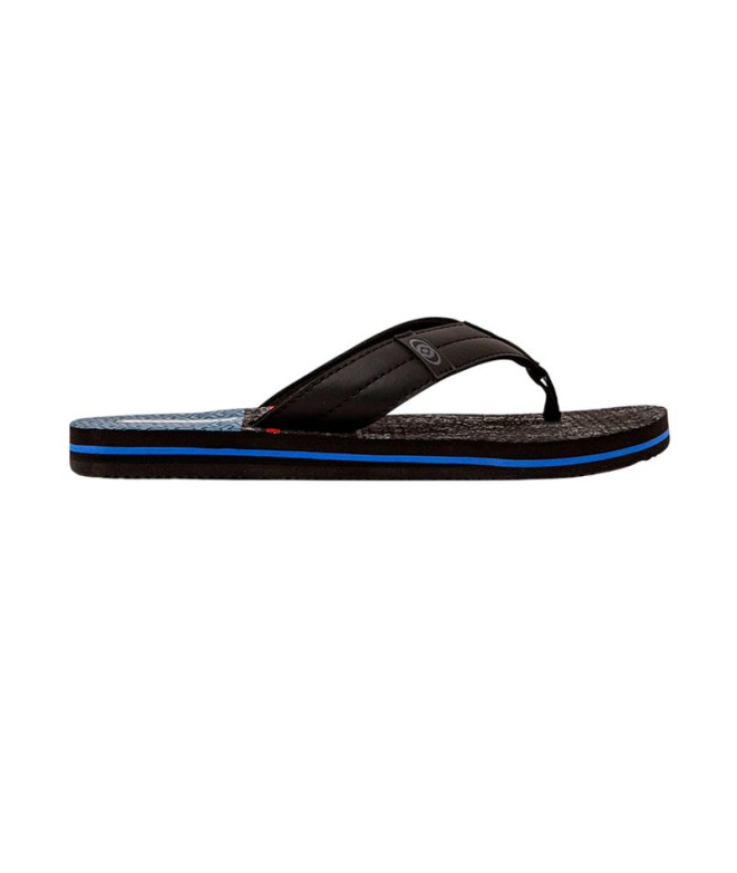 Chanclas Brasileras Ocean Negro Hombre