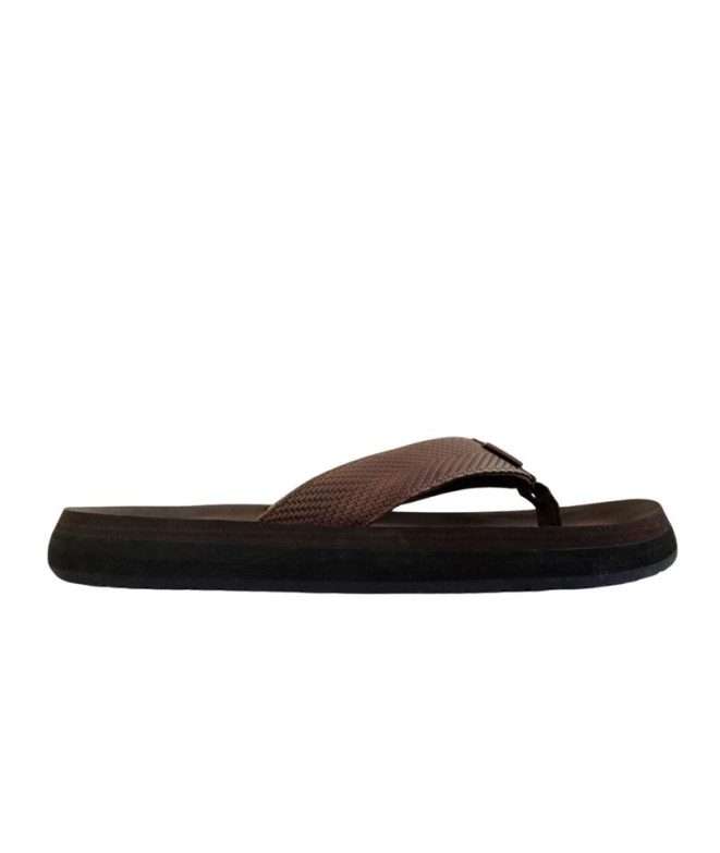 Chanclas Brasileras Puff Marrón Hombre
