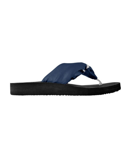 Tongs Brésiliennes Nœud Bleu Femme