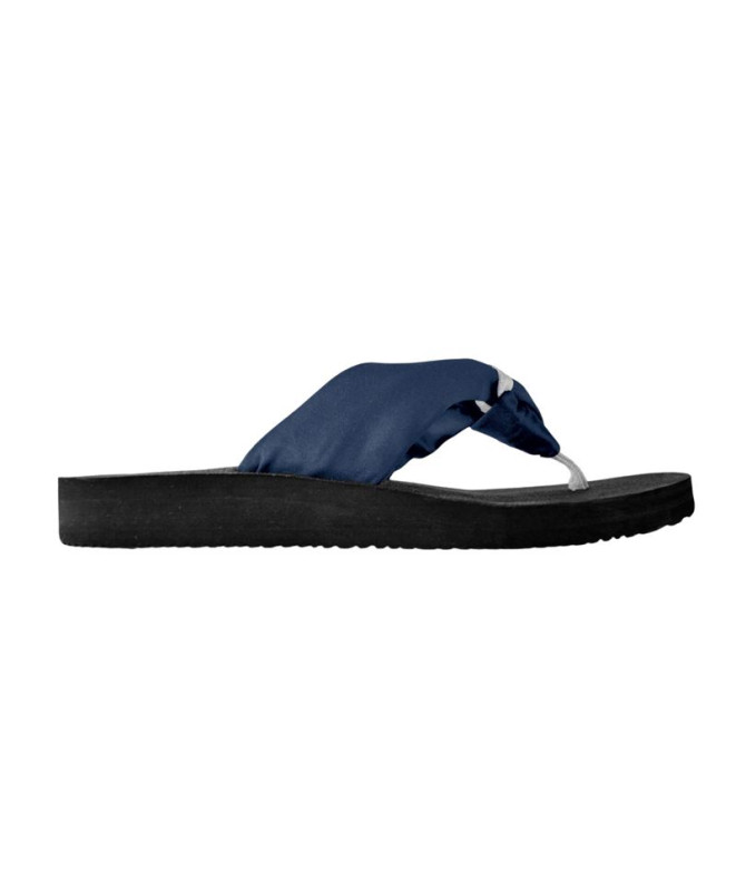 Chanclas Brasileras Nudo Azul Mujer