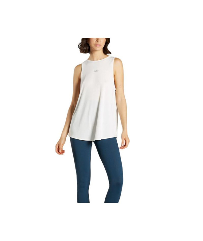 Camiseta de Fitness Ditchill Tank Top Aria Mujer Blanco