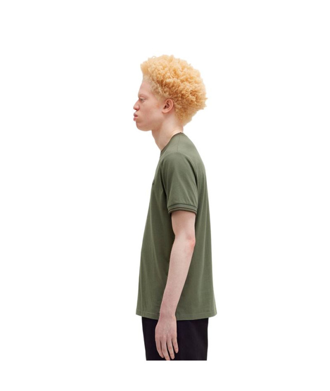 T-shirt Fred Perry Twin Tipped Homme Vert