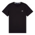 Camiseta Fred Perry Crew Neck Homem Preto