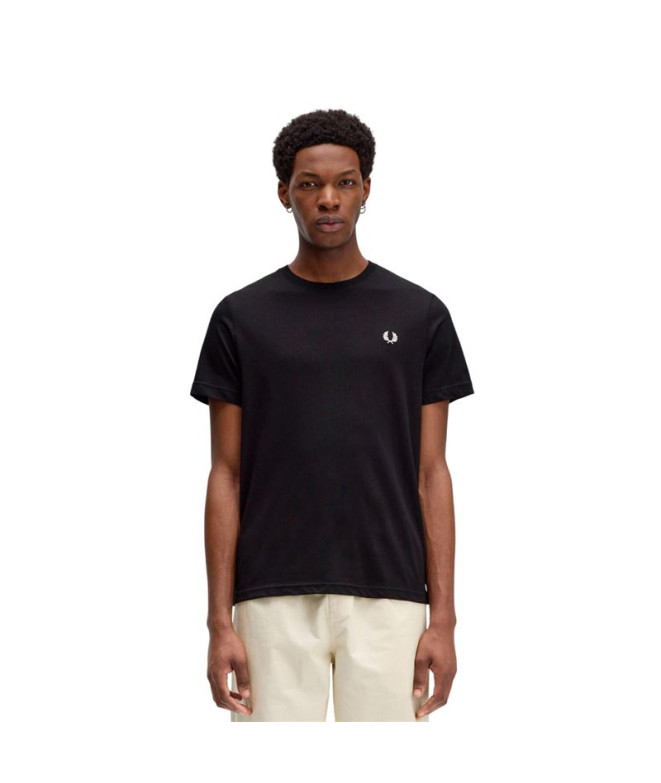 T-shirt Fred Perry Col Rond Homme Noir