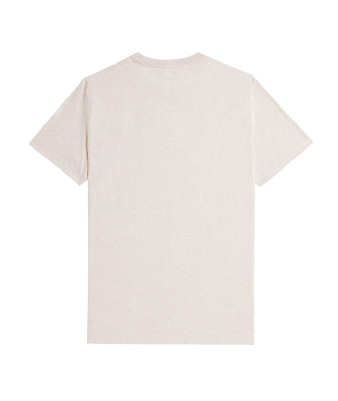 Camiseta Fred Perry Crew Neck Hombre Beige