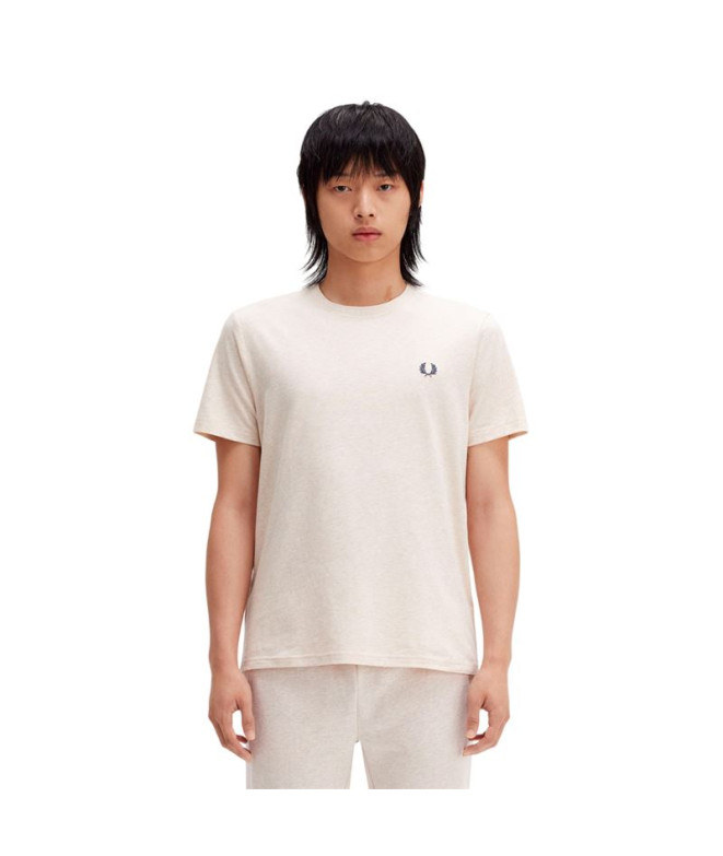 T-shirt Fred Perry Col Rond Homme Beige