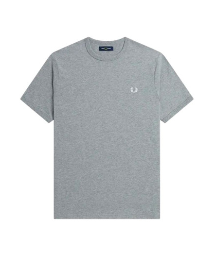 Camiseta Fred Perry Ringer Homem Cinza