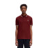 Polo Fred Perry Twin Tipped Fred Perry Homme Grenat
