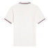 Polo Fred Perry Twin Tipped Fred Perry Homem Branco