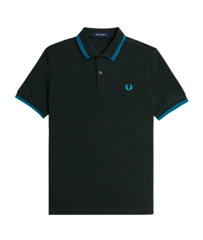 Camiseta Fred Perry Twin Tipped Hombre Negro