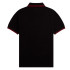 Polo Fred Perry Twin Tipped Fred Perry Homme Noir/Rouge