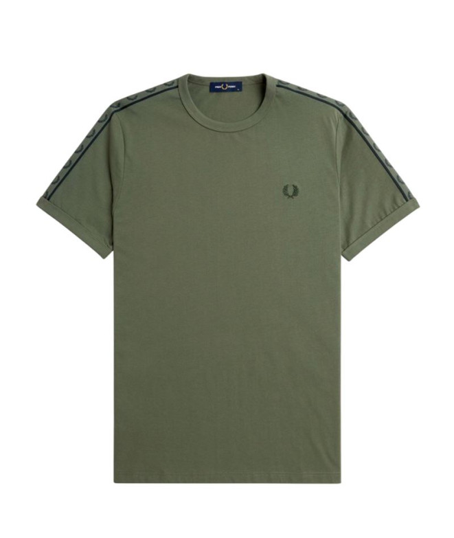 Camiseta Fred Perry Contrast Tape Ringer Hombre
