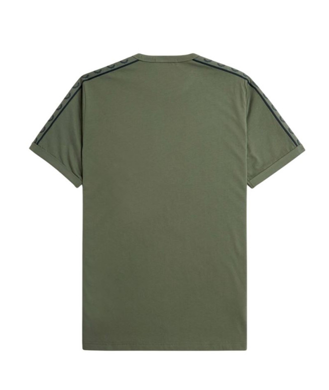 Camiseta Fred Perry Contrast Tape Ringer Homem