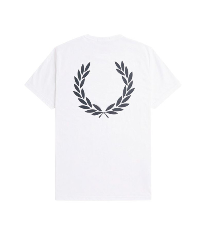 Camiseta Fred Perry Rear Powder Laurel Graphic...