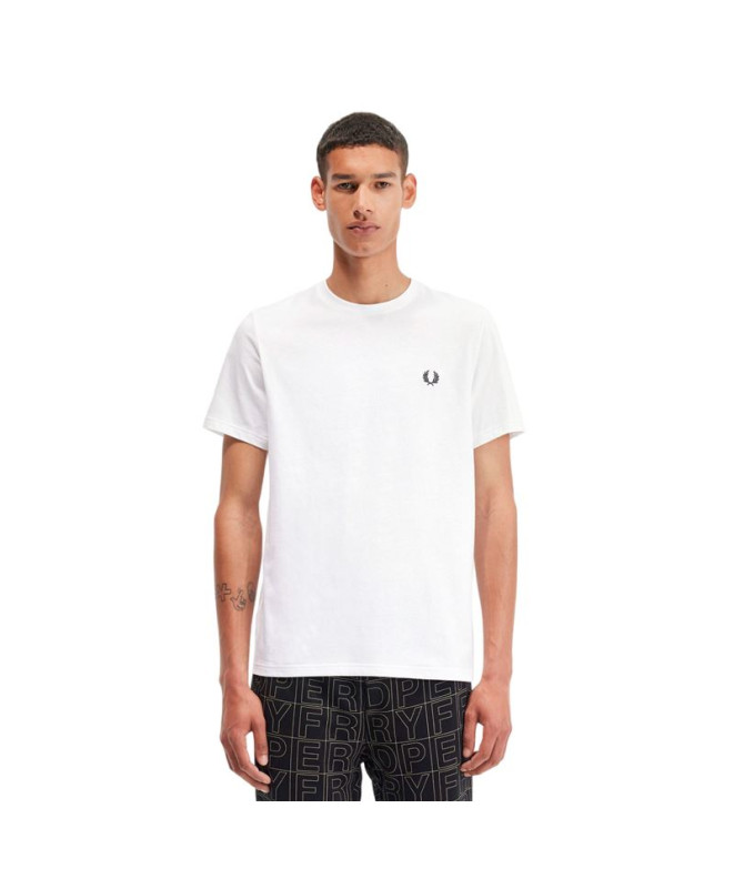 Camiseta Fred Perry Rear Powder Laurel Graphic...
