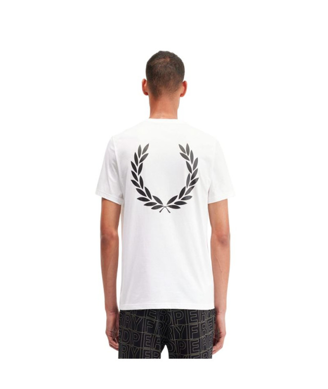 Camiseta Fred Perry Rear Powder Laurel Graphic...
