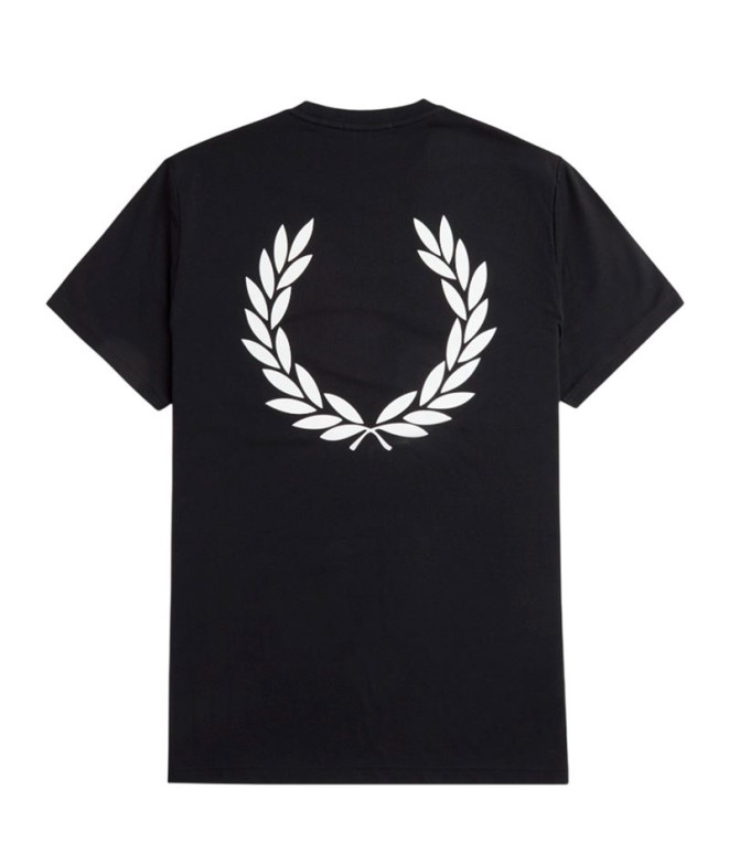 T-shirt Fred Perry Rear Powder Laurel Graphic...