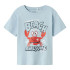 Camiseta nomeie-a Nmmvagno Loose Infantil Celestial Azul