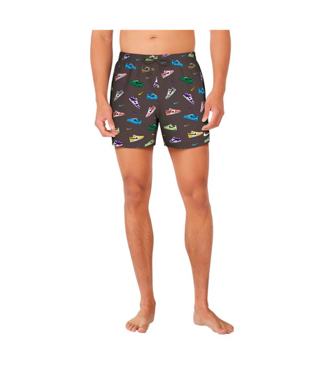 Bañador de Playa y Piscina Nike Hombre Marrón