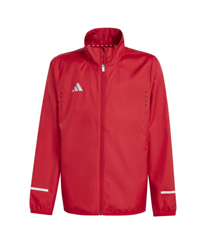 Cazadora de Running adidas Team Wind.Rdy Infantil Rojo