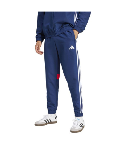 Pantalons de Football adidas Tiro Es Homme Bleu Marine/Rouge 2