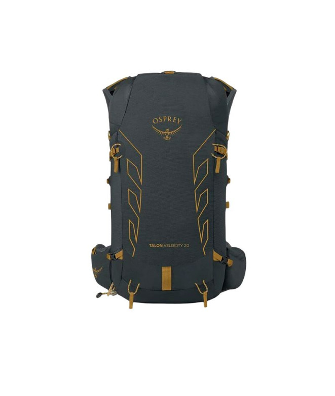 Mochila de Montaña Osprey Talon Velocity 30 Hombre Dark Charcoal/Amarillo