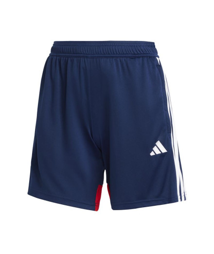 Pantalons de Football adidas Tiro Es Femme Bleu Marine/Rouge