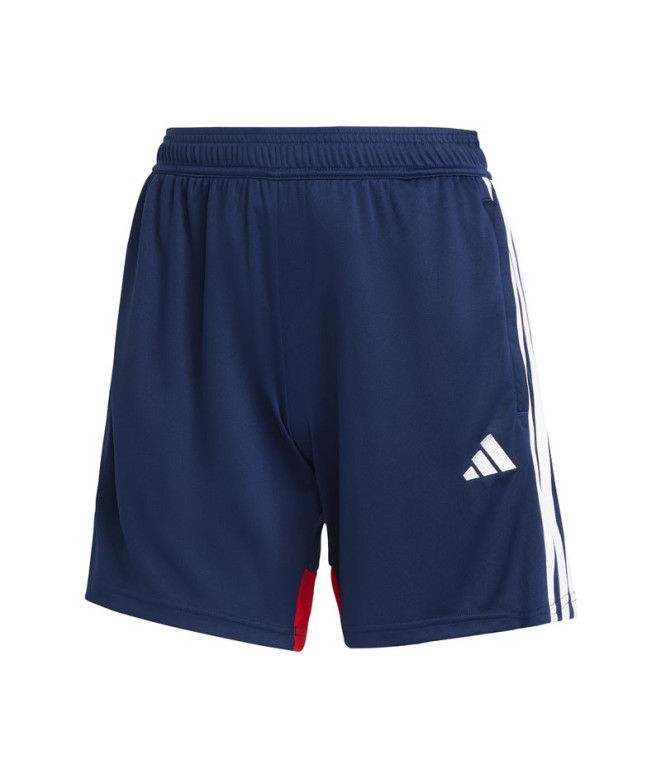 Pantalones de Fútbol adidas Tiro Es Mujer Azul Marino/Rojo