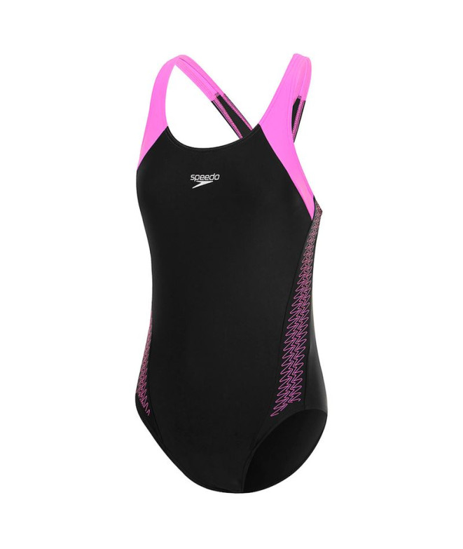 Bañador Speedo Hyperboom Splice Racerback Mujer Neon Violet