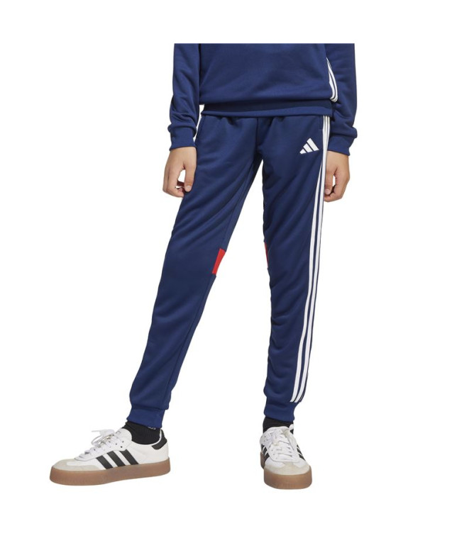 Calça de Futebol adidas Tiro Es Infantil Azul...