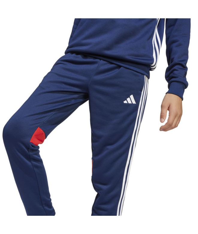 Calça de Futebol adidas Tiro Es Infantil Azul...