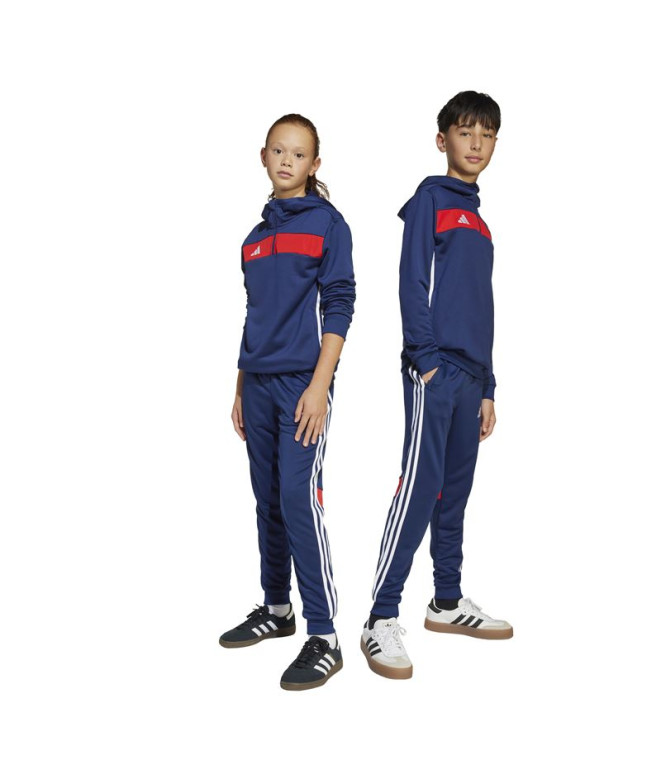 Calça de Futebol adidas Tiro Es Infantil Azul...