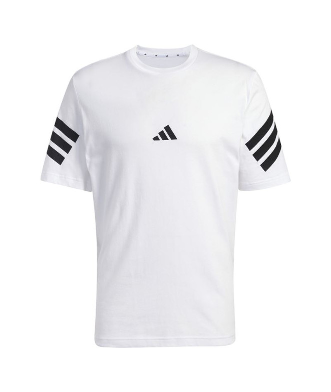 Camiseta adidas Future Icons 3Bandas Reg Hombre Blanco