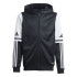 Moletom de Futebol adidas Squadra25 Hood Infantil Preto/Branco