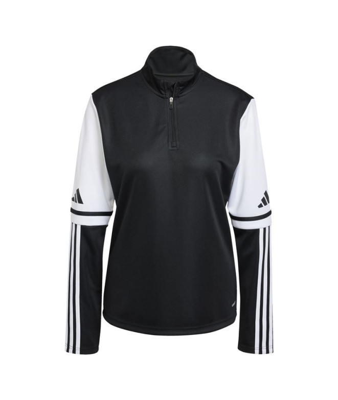 Camiseta de Futebol adidas Squadra25 Tr Top Mulher Negro/Branco
