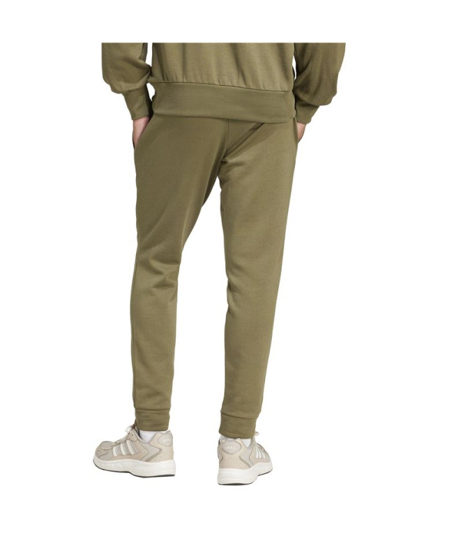Calça adidas Feelcozy Homem Verde Escuro/Preto