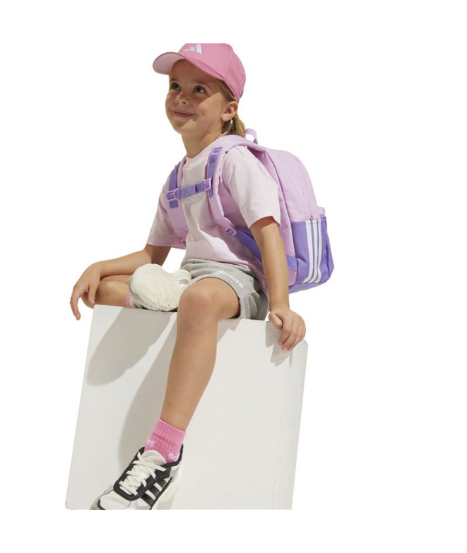 Conjunto adidas Lk Lin T-Set Infantil Rosa