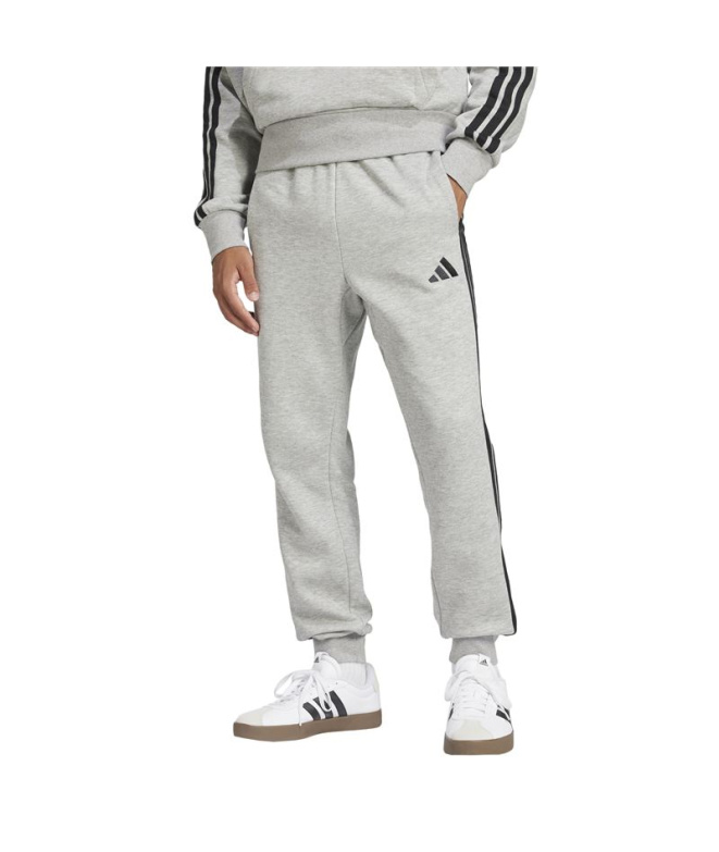 Pantalones adidas 3Bandas Fl Tc Hombre Gris/Negro