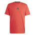 Camiseta adidas 3 Bandas Sj Homem Rubpur/Negro