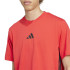 Camiseta adidas 3 Bandas Sj Homem Rubpur/Negro