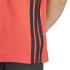 Camiseta adidas 3 Bandas Sj Homem Rubpur/Negro