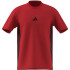 Camiseta adidas 3 Bandas Sj Homem Rubpur/Negro