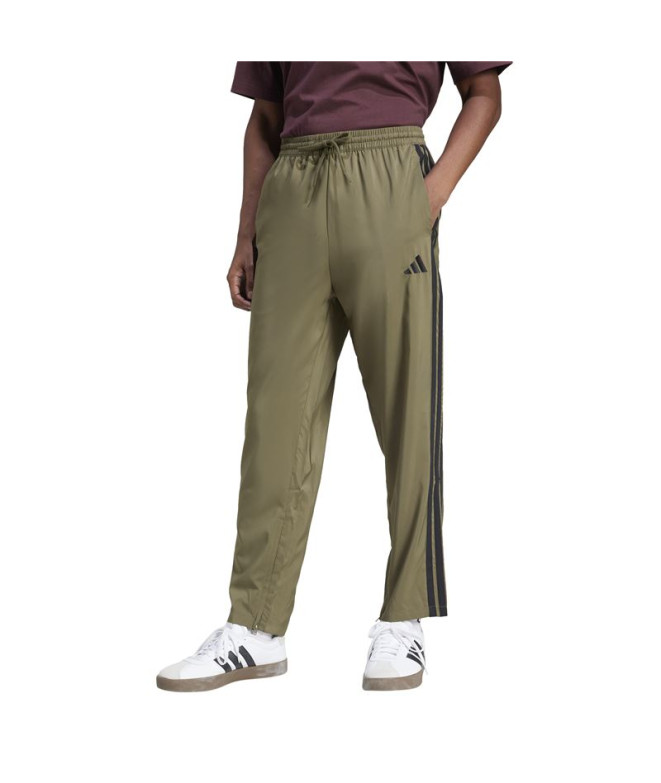 Pantalons adidas Stnfrd Opt 3 Bandas Homme Vert...