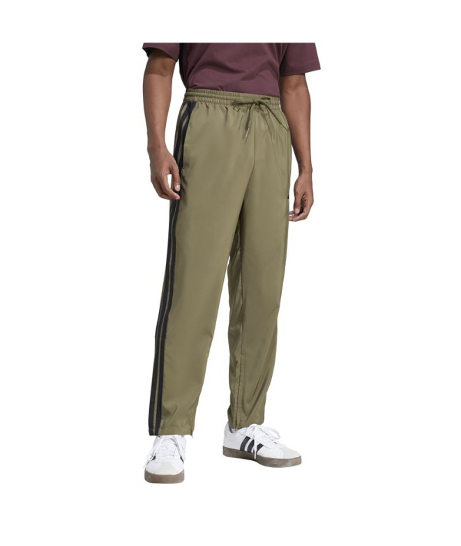 Pantalons adidas Stnfrd Opt 3 Bandas Homme Vert...